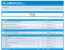 Tablet Screenshot of clubisuzu.com